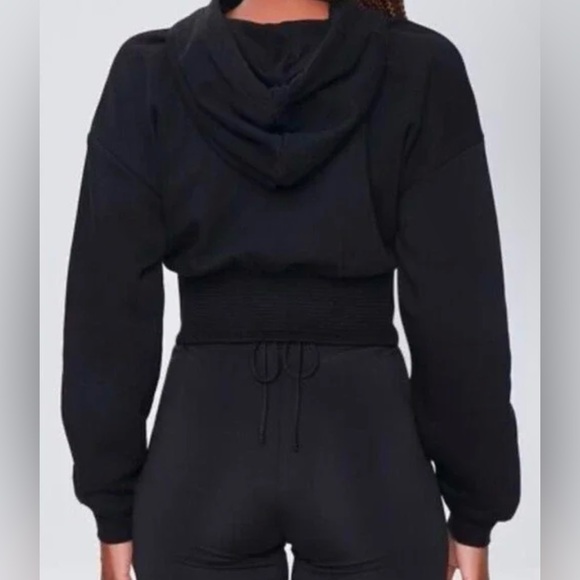 “West Coast” Bustier Cropped Hoodie NWT 🏷️ by- Forever 21 | Sz: M - Picture 3 of 15